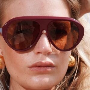 Stylish Burgundy Sunglasses for Women